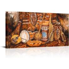 sechars African Drums Wall Art Vintage Musical Instruments Painting on Canvas African Music Picture Poster Living Room Rusic Room Decor Ready to Hang Xcuadros decorativos para sala,poster,con marco,posters,cuadros para la pared ,marcos para cuadros,cuadro,virgen de guadalupe,salascuadros decorativos para sala,poster,con marco,posters,cuadros para la pared ,marcos para cuadros,cuadro,virgen de guadalupe,salascuadros decorativos para sala,poster,con marco,posters,cuadros para la pared ,marcos para cuadros,cuadro,virgen de guadalupe,salas - transparente - Ver 1