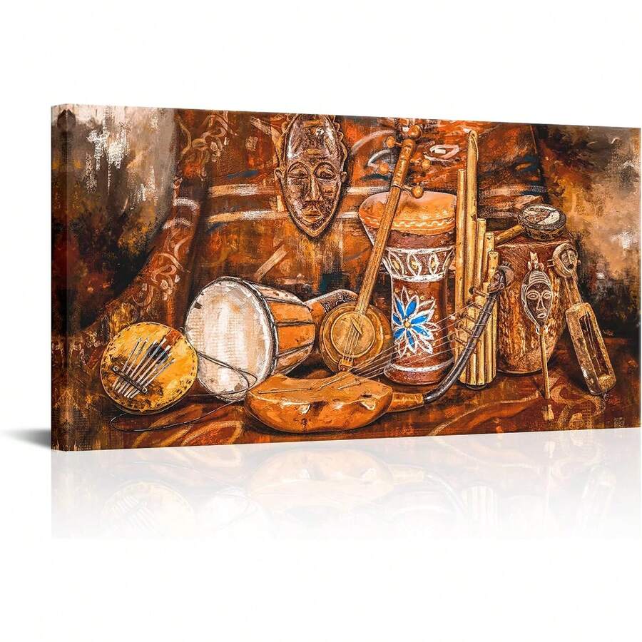 sechars African Drums Wall Art Vintage Musical Instruments Painting on Canvas African Music Picture Poster Living Room Rusic Room Decor Ready to Hang Xcuadros decorativos para sala,poster,con marco,posters,cuadros para la pared ,marcos para cuadros,cuadro,virgen de guadalupe,salascuadros decorativos para sala,poster,con marco,posters,cuadros para la pared ,marcos para cuadros,cuadro,virgen de guadalupe,salascuadros decorativos para sala,poster,con marco,posters,cuadros para la pared ,marcos para cuadros,cuadro,virgen de guadalupe,salas - transparente - Ver 1
