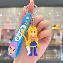 1pc Team Cartoon Character Acrylic Keychain, Bag Pendant, Car Key Chain, Cartoon Keyring, Cute Acrylic Cartoon Keychain, Bag Decoration, ANITEEZ Kpop Yun Hao Lu Shang Fan Gift