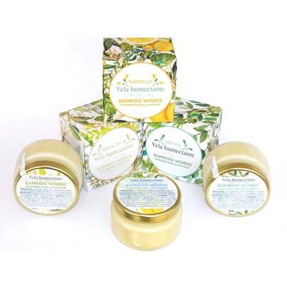 Velas de masaje relajantes y humectantes con aceites esenciales - 3 pack Naranja Romero Árbol de té