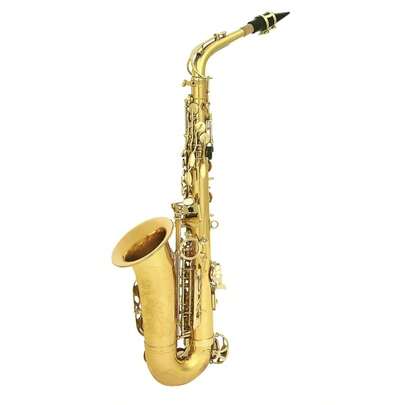 Saxofone Alto Laqueado Eb Mi Bemol  Dourado