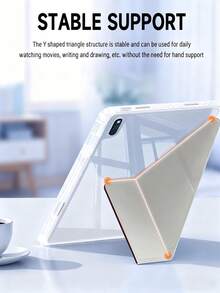 Ốp lưng máy tính bảng màu đỏ tía cổ điển, tương thích với iPad Air 11 inch M3 2025 / M2 2024, iPad Air thế hệ thứ 5 2022, iPad (A16) 11 inch thế hệ thứ 11 2025, tương thích với Samsung Galaxy Tab. Mặt lưng trong suốt, họa tiết thời trang, chức năng tự động tắt/mở màn hình và có ngăn đựng bút tích hợp, bảo vệ bằng túi khí, thích hợp làm quà tặng và sử dụng trong văn phòng. - Nhiều màu - Xem 7