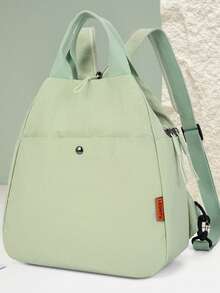 Nouveau sac à dos à fermeture éclair multicolore. Sac à main élégant et décontracté pour femme, sac à bandoulière, sac à dos minimaliste à la mode, sangle multifonctionnelle, fermeture éclair, doublure en polyester, convient pour toutes les saisons - Multicolore - Voir 11