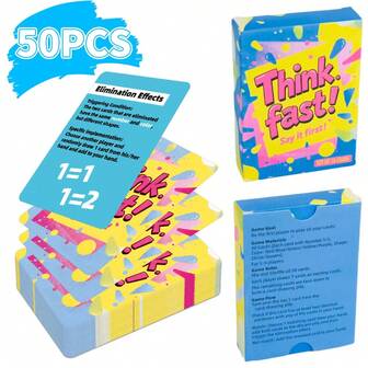 50 Fun Board Game Cards, Drinking Game Cards, Holiday Party Games, Couple Fun Cards, Suitable For Dinners, Gatherings, Parties, Date Nights, And Other Special Occasions. Can Be Used As Christmas Or Valentine's Day Gifts And Party Entertainment, Unlocking Warm Moments Of Communication And Enhancing Relationships.
