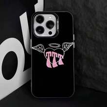Funda de Teléfono T-Tini S-Stoessel Singer para 17,16,15,14,13,12,11,Pro,Max,Plus, IMD Negro Mate - Z6 - Ver 11