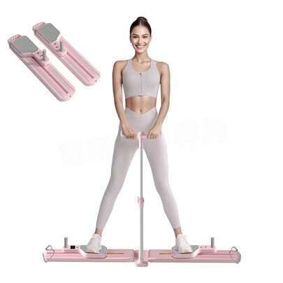 Upgraded Pilates Reformer Machine - 6-In-1 Fitness Board & Pilates Equipment Set With Ab Workout Equipment, Multifunctional Push-Up Board, Resistance Bands, Balance Board & Timer For Full Body Workout