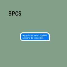 Heated Rivalry Never In Life Have I Blushed Text Hollanov Vinyl Decal Sticker | Vinyl Material, Applicable On Car Bumpers, Windows, Laptops, Phone Cases, Helmets - Multicolor - View 10