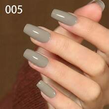 GMUME 005号凝胶指甲油，灰褐色蘑菇色，中性大地色系灰棕色，UV/LED可卸美甲油胶，7.5毫升，持久耐用，适合DIY美甲。 - 駝色 - 查看 7