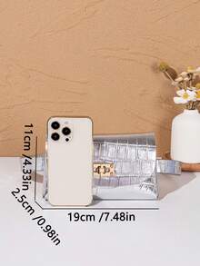 Mini Diamond Embossed Buckle Leather Waist Bag - Silver - View 2