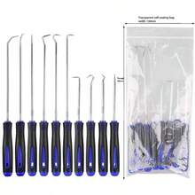 4pcs/6pcs/10pcs Oil Seal Mini Precision Hook Puller Disassembly Tool Kit, With O-Ring Gasket Seals, Suitable For Automotive - A - View 16