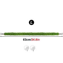 1件逼真藤蔓爬行蜘蛛蜥蜴攀爬绳，带吸盘，蜥蜴攀爬玩具，爬行动物饲养箱装饰秋千，适用于爬行动物和两栖动物
