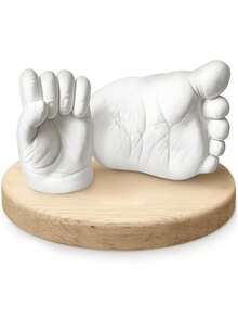 Bộ bột tạo khuôn tay kỷ niệm 100g/200g/400g/600g/800g, bột tạo khuôn dấu tay và chân 3D lập thể cho cặp đôi, món quà hoàn hảo cho người lớn, các cặp đôi và gia đình vào Ngày Valentine, Ngày của Mẹ, Giáng sinh, cũng thích hợp cho Giáng sinh, Halloween, Lễ Tạ ơn và tựu trường cùng bạn bè để tạo nên những kỷ niệm độc đáo, thể hiện tình yêu và trân trọng những kỷ niệm! - Nhiều màu - Xem 4