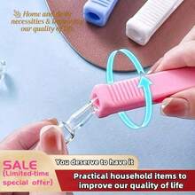 安瓿瓶开启器，有效防止手指割伤，护士专用安瓿瓶开启器，精华液瓶开启器 QR5W - 粉色 - 查看 2