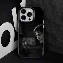 La Funda de Teléfono V-Vampire D-Diaries para 17,16,15,14,13,12,11,Pro,Max,Plus, Antigolpes Negra Mate Dura - z1 - Ver 7
