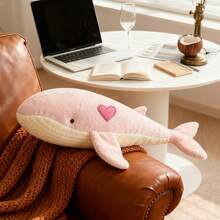 A3 Large Whale Sewing Template (42x29.7cm), DIY Big Stuffed Animal Pattern Stencil, Reusable PET Ruler For Making Plush Whale Pillow, Ocean Nursery Decor Gift (16.5x11.7") Make Your Own Huggable Whale! DIY Sewing Template For Soft Toy & Nap Pillow, Reusable Craft Stencil - Multicolor - View 3