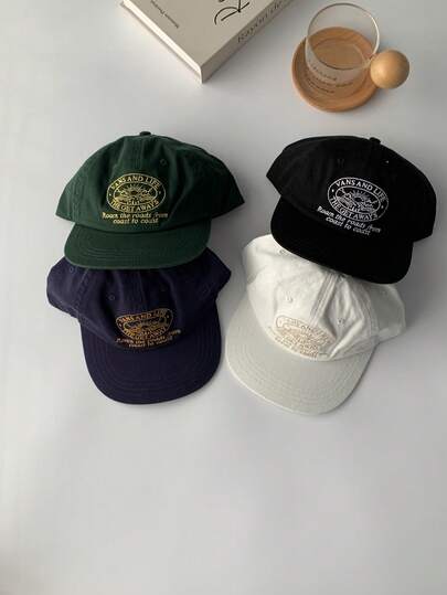 Vintage Letter Embroidered Baseball Cap, Breathable Wide Brim Mesh Hat, Versatile Student Snapback, Patchwork Soft Crown Adjustable Streetwear Cap, Skater Hippie Chicks Style