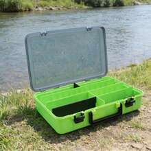 38,5*28*8 cm Jednowarstwowa tacka do przechowywania przynęt - pudełko na akcesoria wędkarskie / pudełko na przynęty (losowy kolor) - Wielokolorowe - Zobacz 4