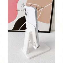 1Pc Foldable Desktop Mobile Phone Holder, Suitable For Watching Tv Series, Studying And Working, Easy To Carry, 4 Colors Available, Suitable For Birthday Gifts,School Stuff. - 隨機顏色-1件 - 查看 2