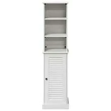 vidaXL Ensemble de mobilier de salle de bain avec étagère VIGO 2 pcs - Blanc - Voir 7