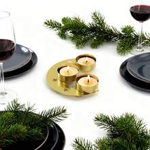 月牙形烛台，营造氛围的拍照道具和展示品 - 彩色 - 查看 7