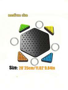 133pcs Triangular Chess Board Game - Multi-Player Mind Challenge - Family Gathering & Social Event Activity - Interactive Thinking Exercise - Enhance Analytical Ability - Free Shipping - Birthday Decor, Christmas Gift, Valentine's Day, Ramadan, Interactive Game, Thanksgiving Product - Claim My Daily Gift, Compact Design, High-Quality Components - Multicolor - View 14