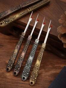 Sewing Ripper, Embroidery Ripper, Handmade Garment Ripper, Cross-Stitch Thread Picker, Sewing Ripper - Vintage Comfortable Handle, Easy-To-Use Cutter - Multicolor - View 1