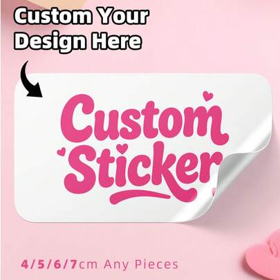 1-120pcs Customized Rectangular Stickers - Logo Stickers, Mailing Labels, Order Stickers, Customized Business Stickers, Personalized Labels, Party Birthday Stickers, Graduation Gift Labels, Holiday Calendar Stickers, Suitable For Home, Office, Company And Commercial Use, Ideal Gifts For Customers, Family, Friends, Also Suitable For Holiday Events And Daily Use. ,For Family