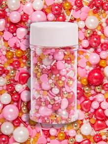 情人节甜点装饰、蛋糕装饰、混合尺寸、饼干装饰、冰淇淋、婚礼派对情人节生日装饰用品和工具，仅供装饰，不可食用