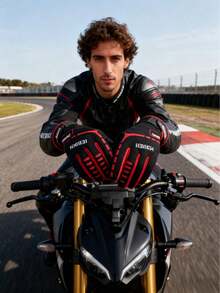 HALMAN 1 Par Guantes Proteccion Para Motocicleta Pantalla Táctil Dededo, Guantes de moto, guantes de moto antideslizantes, pantalla táctil dedo completo nudillos duros guantes de moto, conducción protección completa de los dedos, motocicleta,, Guantes Motociclista Tactil Termico Completos Dedo,Los guantes de moto para hombre son un equipo protector para pantalla táctil, transpirable, anticaída y antideslizante,Guantes para deportes al aire  ciclismoe, Anticaída, Antideslizantes, Con Pantalla Táctil, con función de pantalla táctil, a prueba de viento y agua, aptos para deportes al aire libre como ciclismo, esquí y conducción. Adecuados para ciclismo, conducir motocicletas y esquiar. Guantes negros, calentadores de manos de invierno. - A - Ver 2