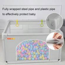 PANGDUBE Baby Bed Protection Rails - Light Grey - View 4
