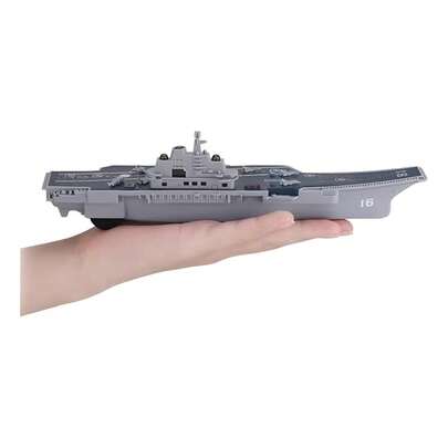 TendenciaBarco Porta Aviones A Escala De Juguete Con Ruedas Y Luz GrisCalidad premium