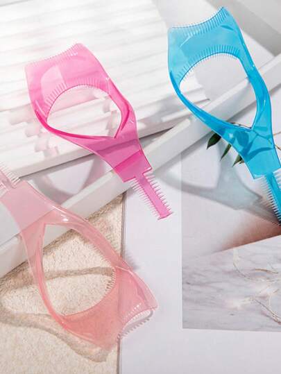 3/5/10pcs Makeup Tools Eyelash Auxiliary Device 3-In-1 Eyelash Card Eyelash Blocker Eyeliner Auxiliary Tool, Eyeliner Blocker, Beginner-Friendly Eyeliner Auxiliary Tool