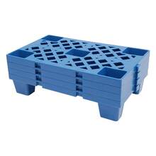 Sweetmile 4Pcs Pallets Moisture-Proof Floor Pallet Breathable Grid Pallets 50*30*10cm Each - 50*30*10cm - View 5
