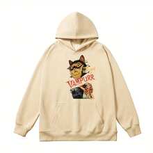 1pc Iron On Heat Tranfers  Cartoon Screaming Girl And Scary Cat Heat Transfer Stickers, Suitable For Clothing, T-Shirts, Jeans, Sweatshirts And Pillowcases, Fashionable, Durable And Washable Heat Transfer Stickers - 彩色 - 查看 4