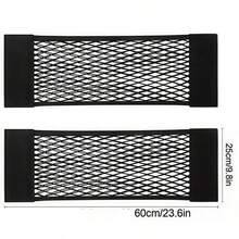 Car Storage Hook And Loop Mesh Pouch, Multi-Functional Car Trunk Organizer! As A Trunk Storage Mesh Pouch, It Can Properly Store Items; As A Car Interior Trunk Side Mesh, It Fully Utilizes Space; As A Car Storage Rack, With Practical Hook And Loop Support, It Easily Organizes And Adds Convenience To Your Travel, Don't Miss Out. - Mesh Bag Storage - View 17