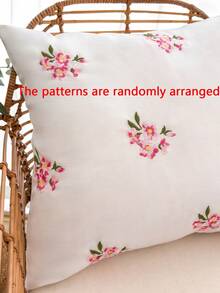 1 vỏ gối thêu, 100% polyester, có khóa kéo, không kèm ruột gối, thích hợp trang trí phòng khách, phòng ngủ, phòng ăn, cũng phù hợp cho ký túc xá nam/nữ, giường ngủ trường học. - Nhiều màu - Xem 5