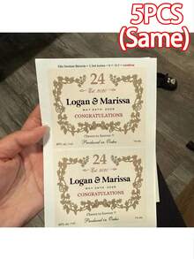 1/3/5pcs Customized Cognac Wine Label/21st Birthday Gift/30th Birthday Gift (For Men)/Printable Cognac Wine Label/Customized Birthday Label/Personalized Wine Label, Holiday Calendar - Normal - View 17