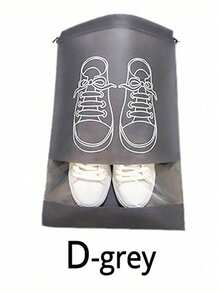 5pcs Shoe Bags, Shoe Storage Bags, Dust Bags, Travel Shoe Bags, Visible Drawstring Pockets, Shoe Bags, Home Organizing Shoe Bags,Shoe,Spring Summer Picks,Brides Maid Gifts,Room,Bedroom Deccor,Bedroom Deccor,Beach,Travel,For Men,For Women,Vacation - Multicolor - View 8