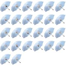 Umbrella Sun Umbrella Folding Umbrella Travel Essentials Dual-Purpose Sun Rain Umbrellas Fully Automatic Umbrellas UV Protection Increased Thickness For Both Men And Women Windproof Compact Collapsible - Blue - View 7