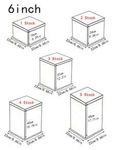 1pc Transparent Cake Box With Random Printed Ribbon - Made Of PET Material, Square/Rectangular Design, Reusable Cake, Pastry, Chocolate, Cookie, Pie Gift Packaging Suitable For Birthday, Wedding, Valentine's Day, Mother's Day, Easter And Other Occasions, Can Also Be Used As A Gift Box - Clear - View 26