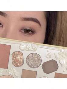 MARQUIS MQ 199 Eyeshadow Pallete Complex Pallete All-In-One Shimmer Eyeshaodw Embossed Matte Eyeshadow High Shine Pearl Glitter Sparkling Fine And Smooth Texture Perfect For Daily Use Female Women Girl Gift - MQ199 - View 3