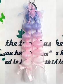 24inch Ponytail Extension Ombre Lantern Bubble Ponytail Twist Braid With Elastic Band For Girls Kids Hair 2PCS - Two-Tone - View 14