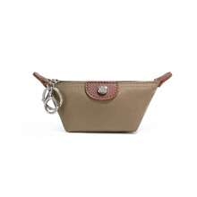 Mini bolsa ligera de nailon para dumplings, billetera de almacenamiento compacta a la moda para lápiz labial y auriculares, bolsa organizadora portátil - D2129 Azul lago - Ver 6