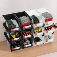 12-pack, 14L, Black & Clear