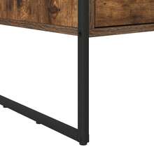 vidaXL Tavolo basso Chêne Fumé 100 x 46 x 40 cm Bois d'ingénierie - Castano - Visualizzare 10