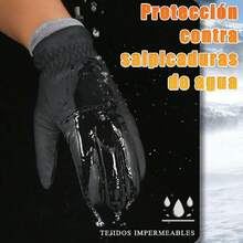 Guantes para Frio, Guantes con Pantalla Táctil,Guantes Nieve Impermeables A Prueba De Viento,Guante Motociclista Guante Moto para Ciclismo Correr Esquí Senderismo Escalada Hombres Y Mujeres,37859625 - Amarillo - Ver 6