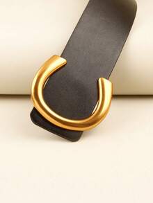 1pc Elegant Vintage Versatile Ladies Wide Belt To Pair With Dresses And Suits Summer, School Fall, Autumn, Halloween - Vàng - Xem 5