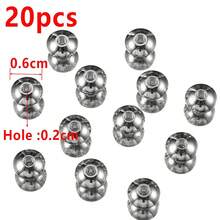 20pcs Stainless Steel Spacer Beads, Abacus Beads, Flat Round Beads, Suitable For DIY Necklace, Bracelet, Jewelry Making - Multicolor - View 11