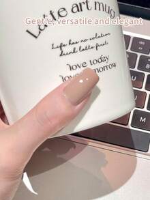 annies 10毫升奶茶裸色凝胶指甲油，可卸UV凝胶指甲油，法式美甲沙龙DIY设计，居家美甲沙龙适用，女士礼物 - 彩色 - 查看 2