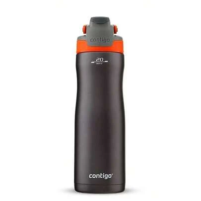 Contigo Insulated Mug, Push-Button Style, High-Value Design, Student Style, Official Flagship Store, Authentic Product, Large Capacity, Stainless Steel.